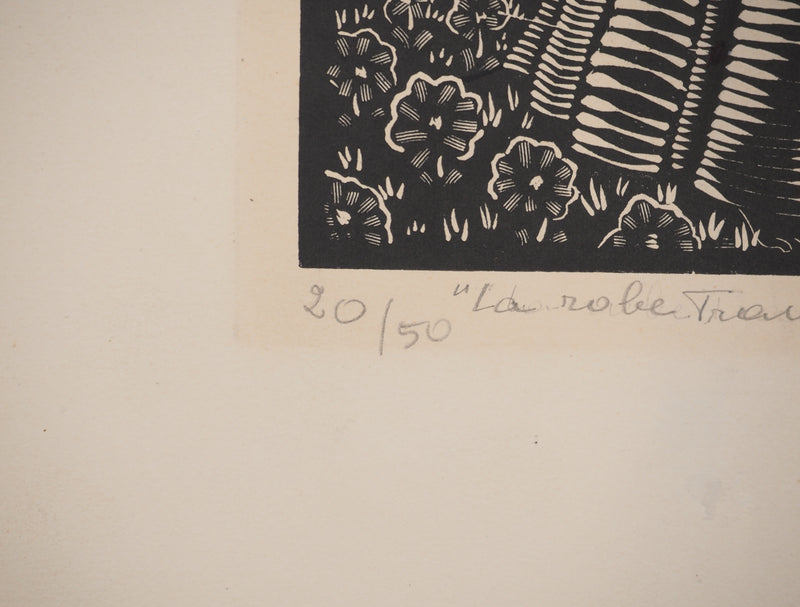 Colette PETTIER : La robe transparente, Lithographie originale (photo de détail 6) - Crédit photo : Galerie Art.Paris
