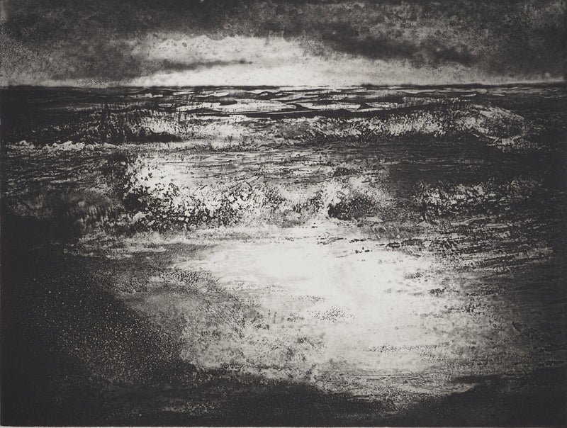 Luc GERBIER : Rivage, Gravure originale (photo de détail 3) - Crédit photo : Galerie Art.Paris