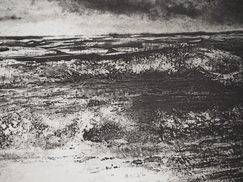 Luc GERBIER : Rivage, Gravure originale (photo de détail 5) - Crédit photo : Galerie Art.Paris