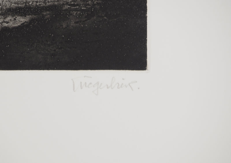 Luc GERBIER : Rivage, Gravure originale (photo de détail 2) - Crédit photo : Galerie Art.Paris
