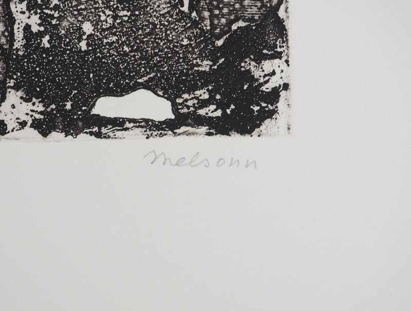 Madeleine MELSONN : Les champignons, Gravure originale (photo de détail 2) - Crédit photo : Galerie Art.Paris