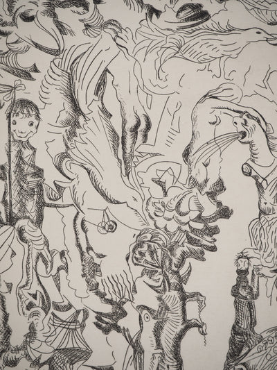 Pino DELLA SELVA : Légende magique, Gravure originale (photo de détail 4) - Crédit photo : Galerie Art.Paris