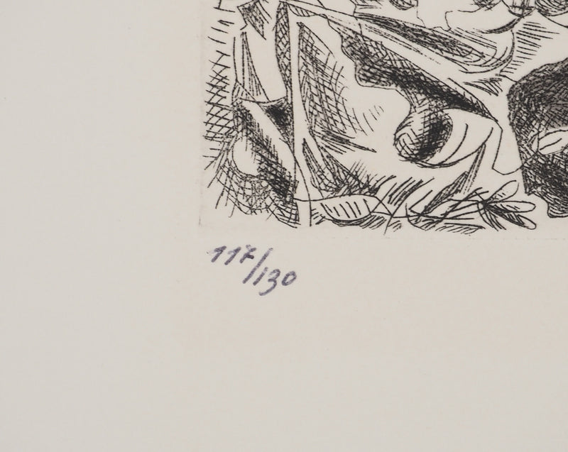 Pino DELLA SELVA : Légende magique, Gravure originale (photo de détail 6) - Crédit photo : Galerie Art.Paris