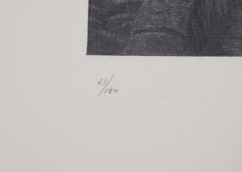Jean-Michel MATHIEUX-MARIE : Le pont au double, Gravure originale (photo de détail 6) - Crédit photo : Galerie Art.Paris