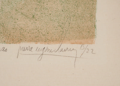 Pierre-Eugène CLAIRIN : Coreopsis et montbretia, Lithographie originale (photo de détail 2) - Crédit photo : Galerie Art.Paris