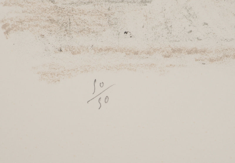 Maurice BRIANCHON : Vue sur le canal , Lithographie originale (photo de détail 3) - Crédit photo : Galerie Art.Paris