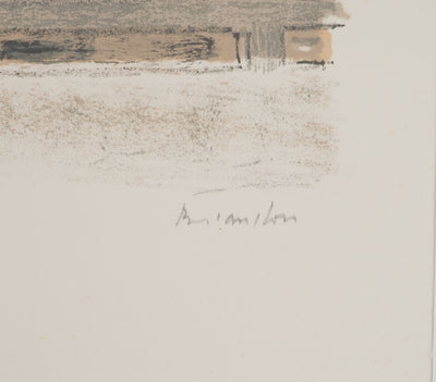 Maurice BRIANCHON : Vue sur le canal , Lithographie originale (photo de détail 4) - Crédit photo : Galerie Art.Paris