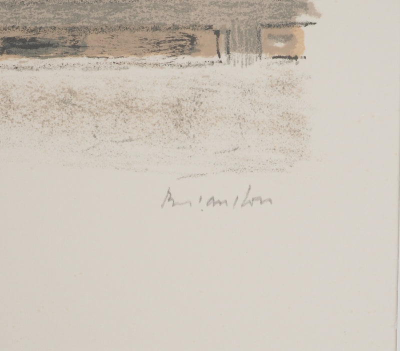 Maurice BRIANCHON : Vue sur le canal , Lithographie originale (photo de détail 4) - Crédit photo : Galerie Art.Paris