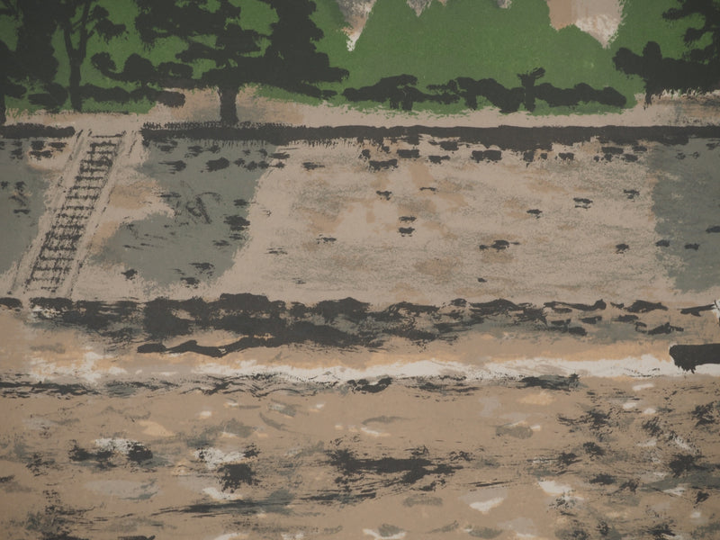 Maurice BRIANCHON : Vue sur le canal , Lithographie originale (photo de détail 7) - Crédit photo : Galerie Art.Paris