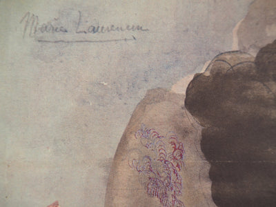 Marie LAURENCIN : Ballet, les Biches, oeuvre originale (photo de détail 2) - Crédit photo : Galerie Art.Paris