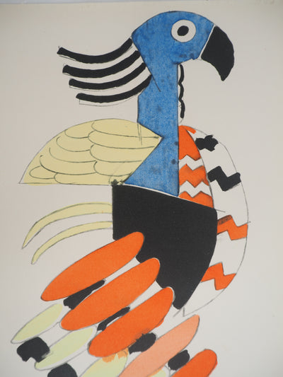 Fernand LEGER : Création du Monde, les Oiseaux, Lithographie et pochoir
