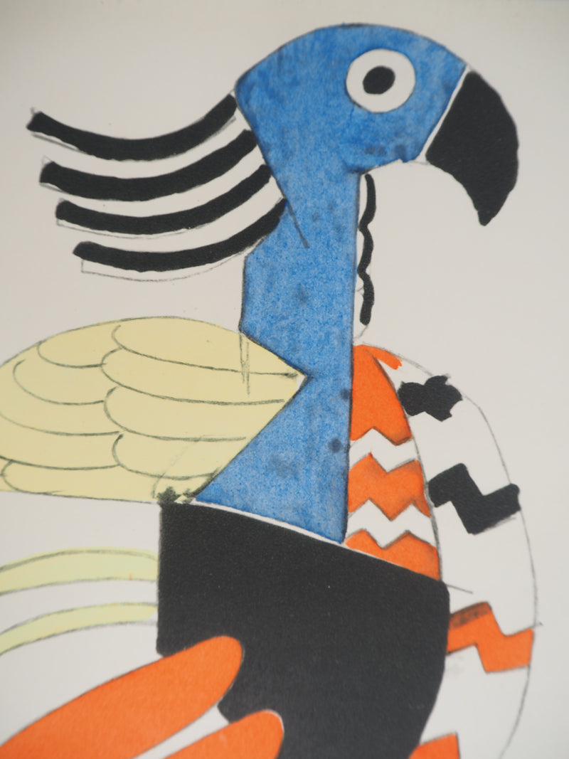 Fernand LEGER : Création du Monde, les Oiseaux, Lithographie et pochoir
