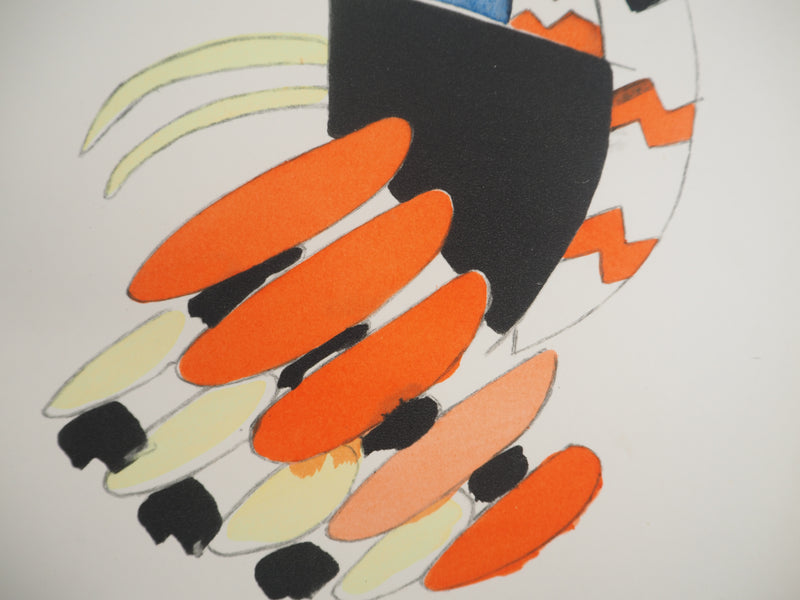 Fernand LEGER : Création du Monde, les Oiseaux, Lithographie et pochoir