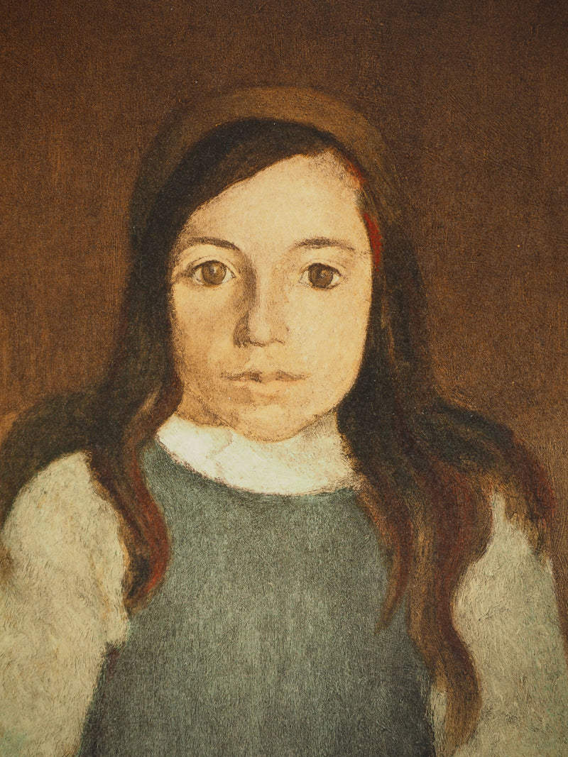 Henri MATISSE : La petite fille au serre-tête (Nini Bétron), Lithographie originale (photo de détail 4) - Crédit photo : Galerie Art.Paris