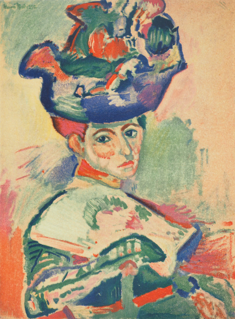 Henri MATISSE : Femme au chapeau (Madame Matisse), Lithographie originale (photo de détail 3) - Crédit photo : Galerie Art.Paris