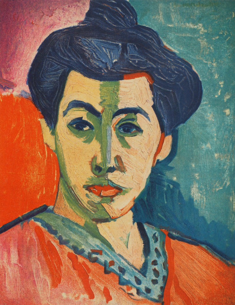 Henri MATISSE : Portrait à la raie verte, Lithographie originale (photo de détail 3) - Crédit photo : Galerie Art.Paris