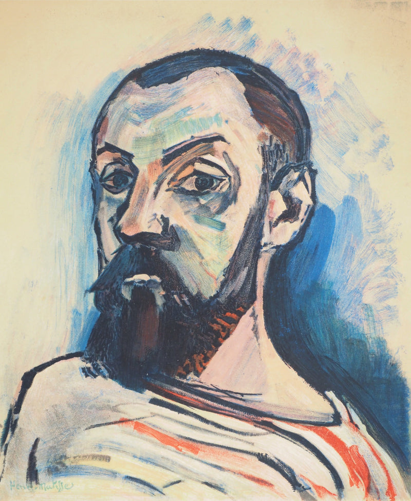 Henri MATISSE : Autoportrait en marinière, Lithographie originale (photo de détail 3) - Crédit photo : Galerie Art.Paris