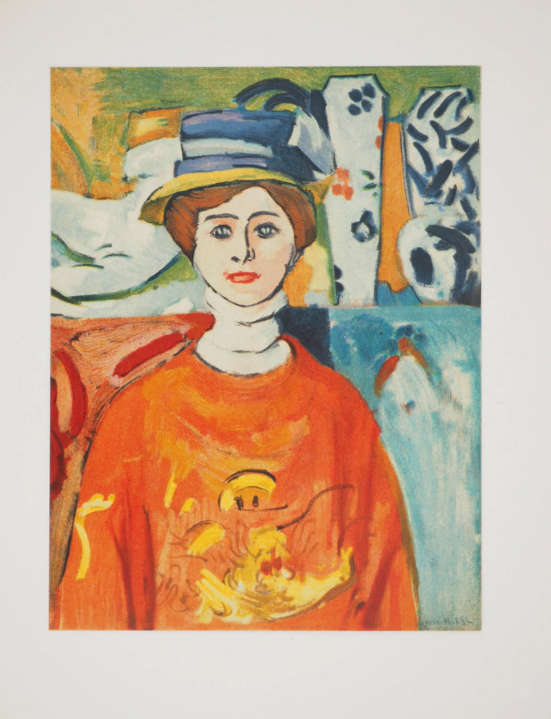 Henri MATISSE: The Woman with Green Eyes, Original Lithograph