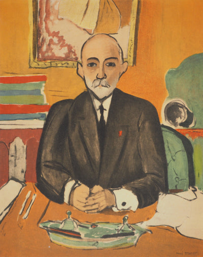 Henri MATISSE : Homme à la cravate noire (Auguste Pellerin), Lithographie originale (photo de détail 3) - Crédit photo : Galerie Art.Paris