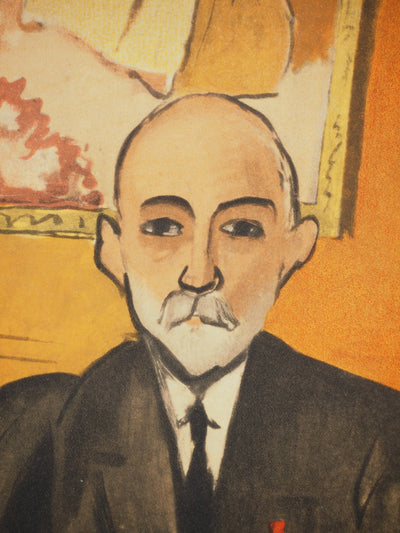 Henri MATISSE : Homme à la cravate noire (Auguste Pellerin), Lithographie originale (photo de détail 4) - Crédit photo : Galerie Art.Paris