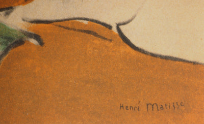 Henri MATISSE : Homme à la cravate noire (Auguste Pellerin), Lithographie originale (photo de détail 2) - Crédit photo : Galerie Art.Paris