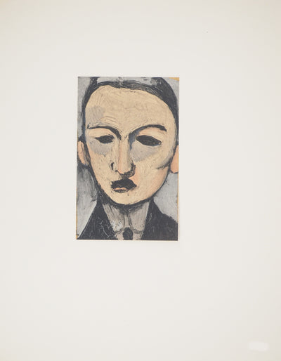 Henri MATISSE : Visage d'homme, Lithographie originale (photo de détail 2) - Crédit photo : Galerie Art.Paris