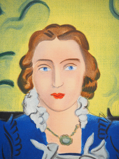 Henri MATISSE : La blouse bleue, Lithographie originale (photo de détail 5) - Crédit photo : Galerie Art.Paris