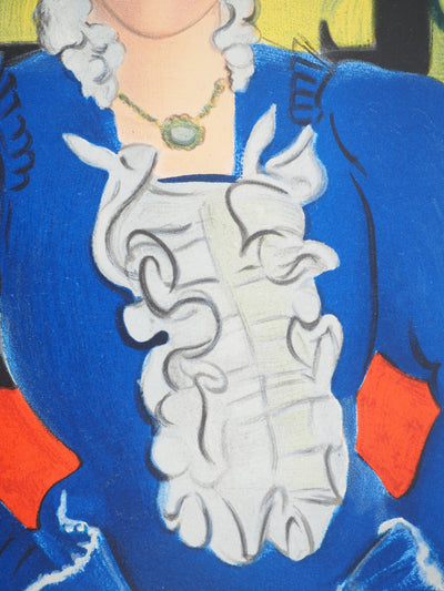 Henri MATISSE : La blouse bleue, Lithographie originale (photo de détail 4) - Crédit photo : Galerie Art.Paris