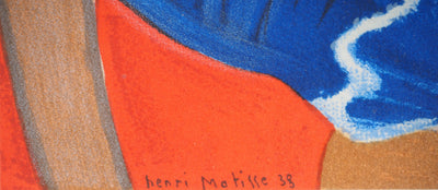 Henri MATISSE : La blouse bleue, Lithographie originale (photo de détail 2) - Crédit photo : Galerie Art.Paris