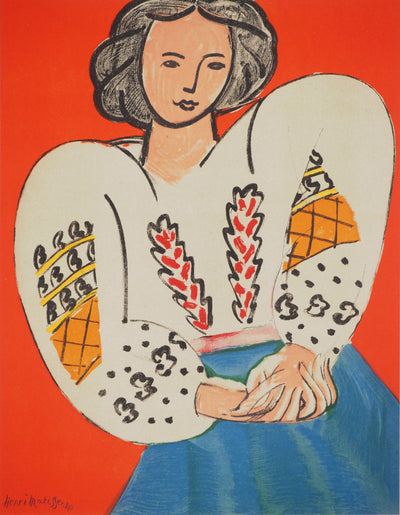 Henri MATISSE : La blouse roumaine, Lithographie originale (photo de détail 3) - Crédit photo : Galerie Art.Paris