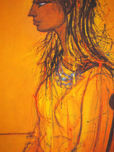 Jean CARZOU : Profil féminin, Gravure originale (photo de détail 5) - Crédit photo : Galerie Art.Paris