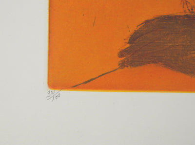 Jean CARZOU : Profil féminin, Gravure originale (photo de détail 6) - Crédit photo : Galerie Art.Paris