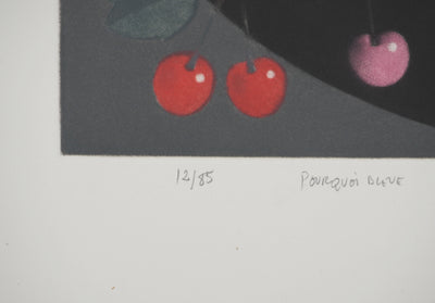 Mario AVATI : Pourquoi bleue, Gravure originale (photo de détail 6) - Crédit photo : Galerie Art.Paris