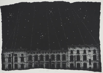Nicolas POIGNON : Ciel étoilé, Lithographie originale (photo de détail 3) - Crédit photo : Galerie Art.Paris