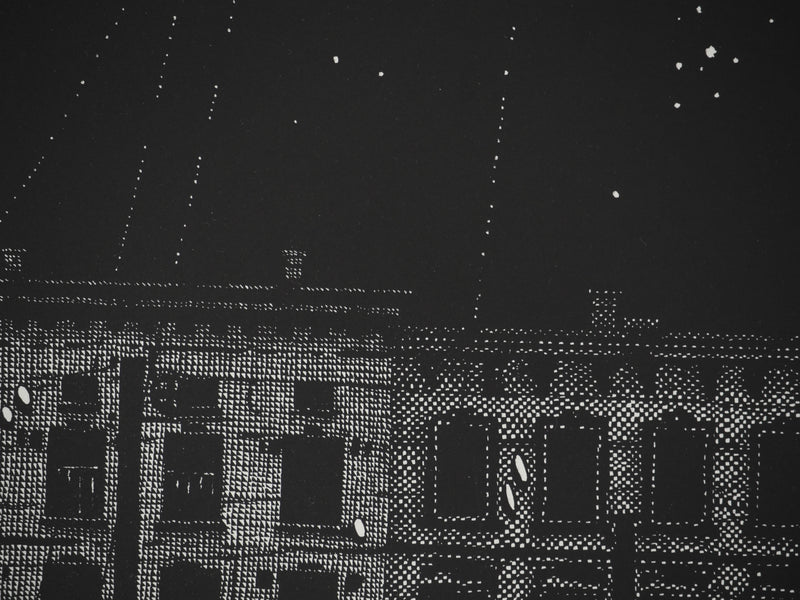 Nicolas POIGNON : Ciel étoilé, Lithographie originale (photo de détail 4) - Crédit photo : Galerie Art.Paris