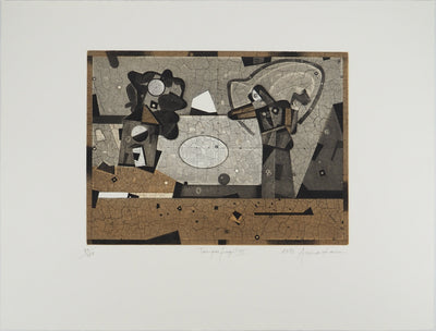 ASSADOUR : Le temps passe vite, Gravure originale (vue générale) - Crédit photo : Galerie Art.Paris