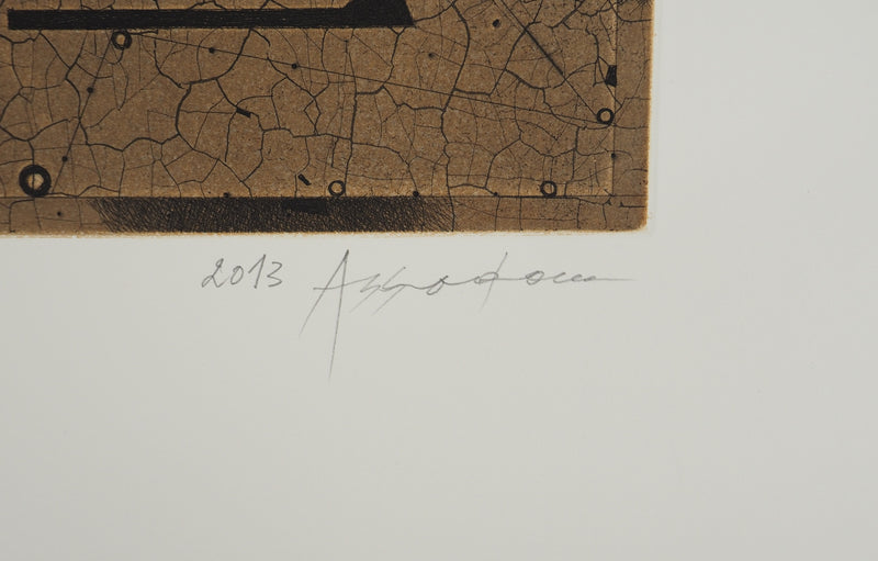 ASSADOUR : Le temps passe vite, Gravure originale (photo de détail 2) - Crédit photo : Galerie Art.Paris