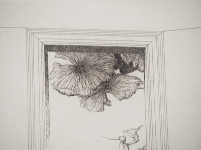 José HERNANDEZ : Mante religieuse, Gravure originale (photo de détail 4) - Crédit photo : Galerie Art.Paris