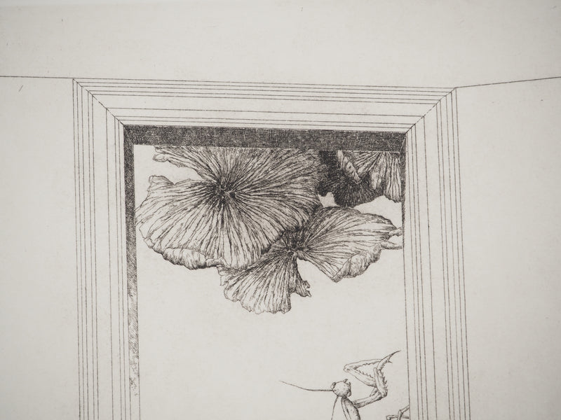 José HERNANDEZ : Mante religieuse, Gravure originale (photo de détail 4) - Crédit photo : Galerie Art.Paris
