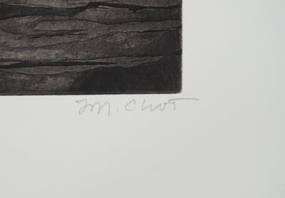 Maurice CHOT-PLASSOT : Rivière en forêt, Gravure originale (photo de détail 2) - Crédit photo : Galerie Art.Paris