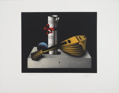 Mario AVATI : Pour une pavane, Gravure originale (vue générale) - Crédit photo : Galerie Art.Paris