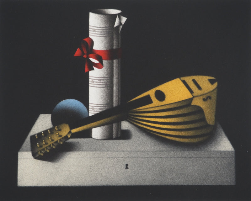 Mario AVATI : Pour une pavane, Gravure originale (photo de détail 3) - Crédit photo : Galerie Art.Paris
