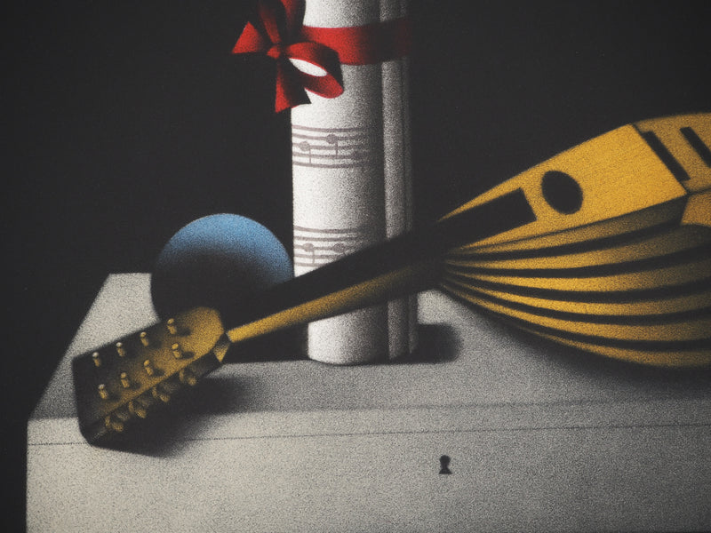 Mario AVATI : Pour une pavane, Gravure originale (photo de détail 4) - Crédit photo : Galerie Art.Paris