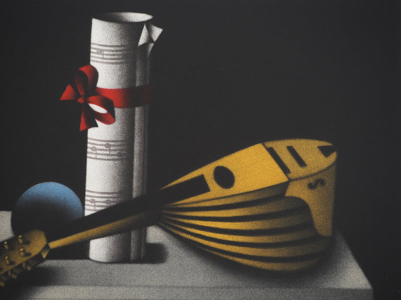 Mario AVATI : Pour une pavane, Gravure originale (photo de détail 5) - Crédit photo : Galerie Art.Paris