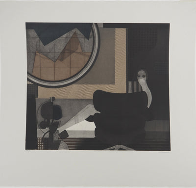André MINAUX : Figure de l'ombre, Gravure originale (vue générale) - Crédit photo : Galerie Art.Paris