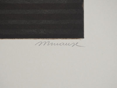 André MINAUX : Figure de l'ombre, Gravure originale (photo de détail 2) - Crédit photo : Galerie Art.Paris
