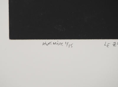 Mario AVATI : Le zèbre à Venise, Gravure originale (photo de détail 6) - Crédit photo : Galerie Art.Paris