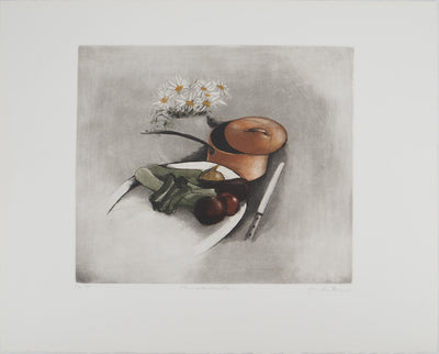 Annapia ANTONINI : La ratatouille, Gravure originale (vue générale) - Crédit photo : Galerie Art.Paris