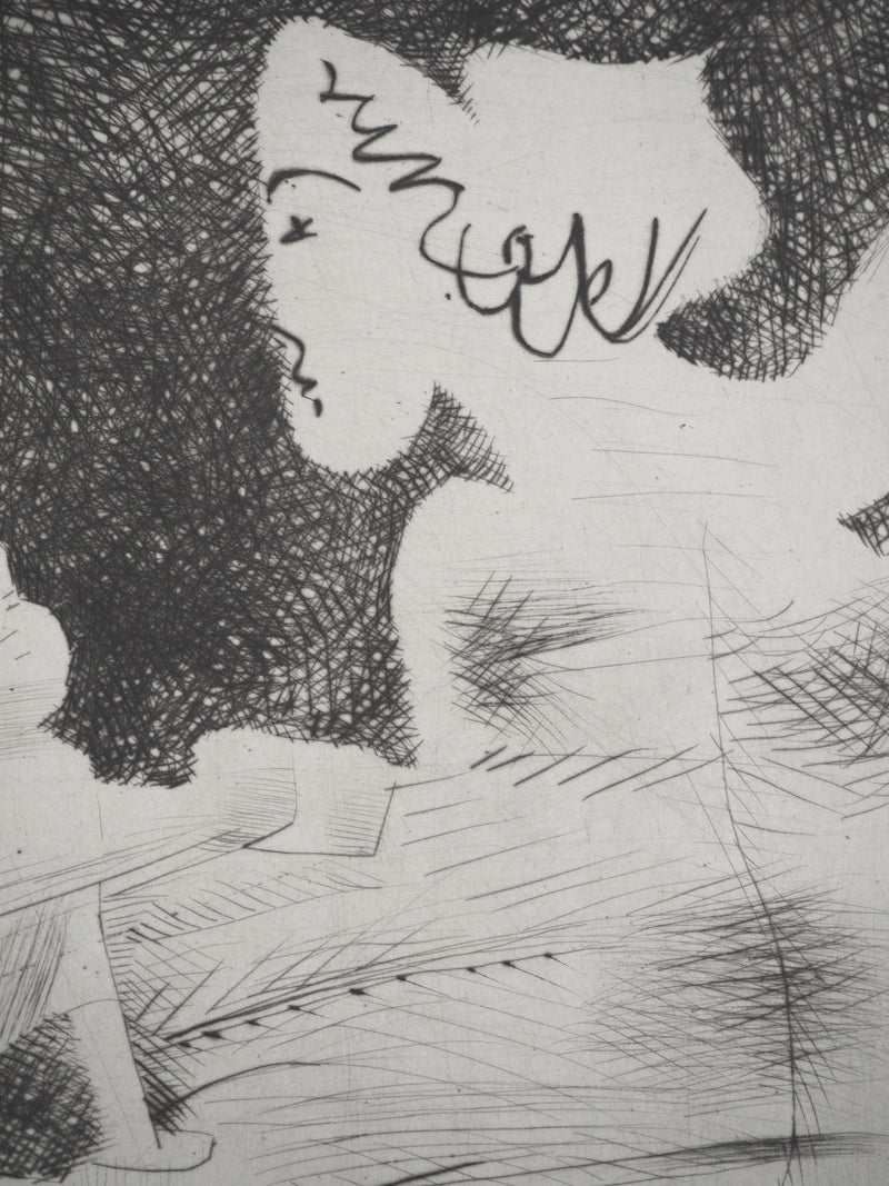 Javier VILATO : Femme et enfant, Gravure originale (photo de détail 4) - Crédit photo : Galerie Art.Paris