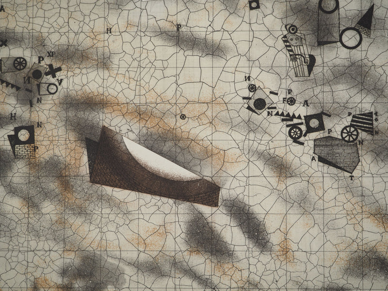 ASSADOUR : Pétrifications, Gravure originale (photo de détail 5) - Crédit photo : Galerie Art.Paris